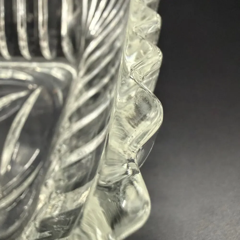 vintage clear glass 6